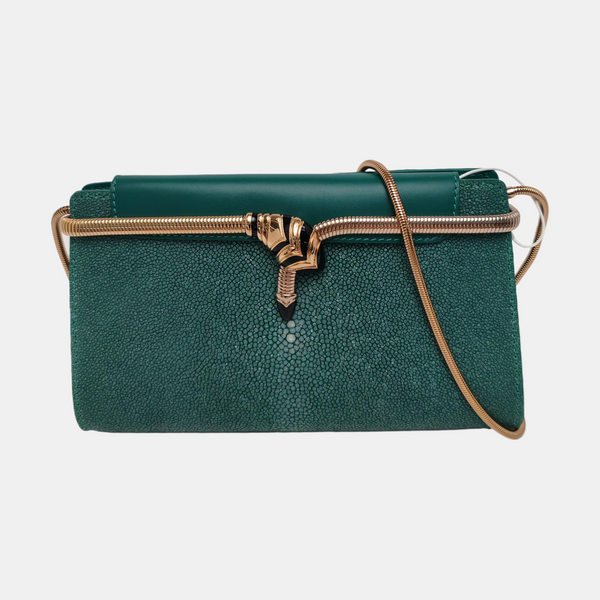 Stingray Leather Green