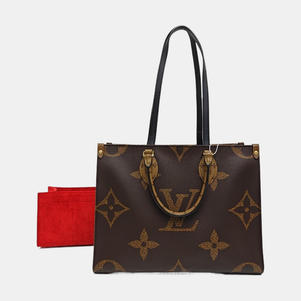 ONTHEGO MM Monogram Coated Canvas Brown