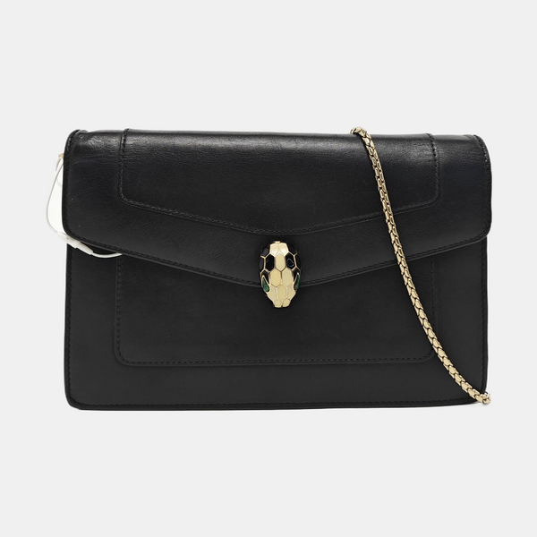 SERPENTI FOREVER Calfskin Black