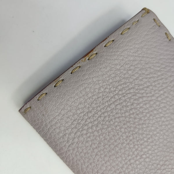 Calfskin Wallet Purple