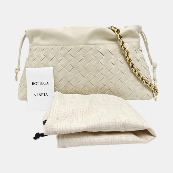 The Pouch Large Calfskin White