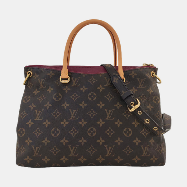 PALLAS Monogram Coated Canvas Brown