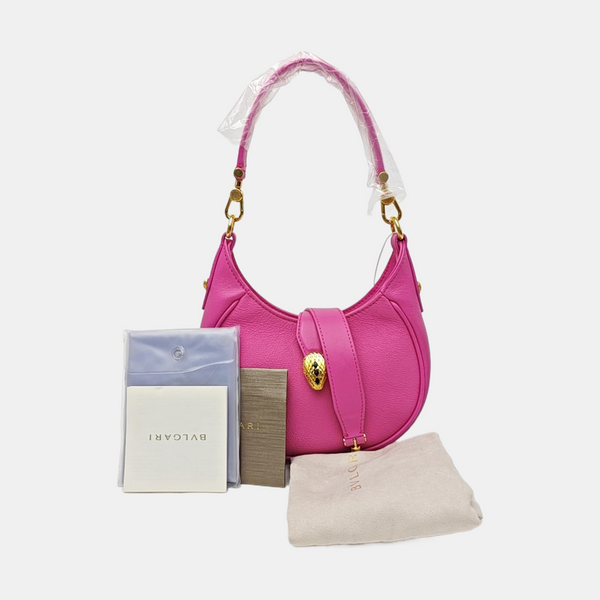 SERPENTI ELLIPSE Small Calfskin Red