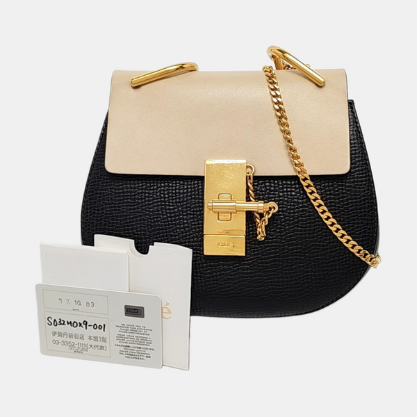 Drew Mini Calfskin Black