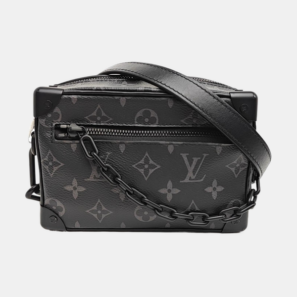SOFT TRUNK Mini Monogram Coated Canvas Black