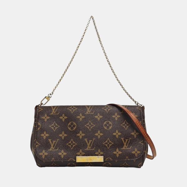 FAVORITE MM Monogram Coated Canvas Brown