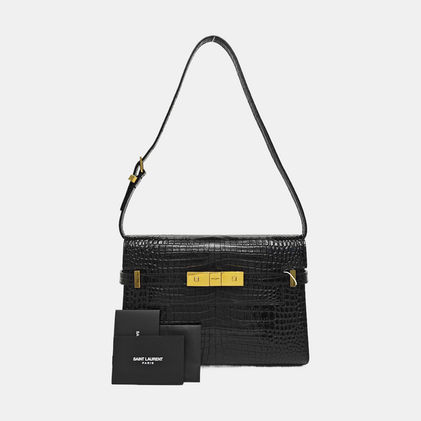 MANHATTAN Small Calfskin Black