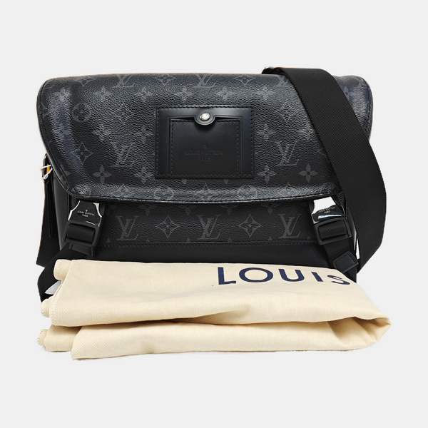 VOYAGER PM Monogram Coated Canvas Black