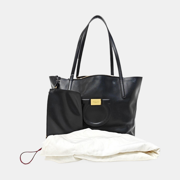 City Quilted Calfskin Black