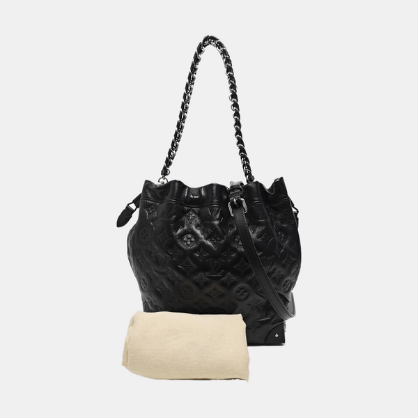 NOÉ TRUNK PM Monogram Lambskin Black