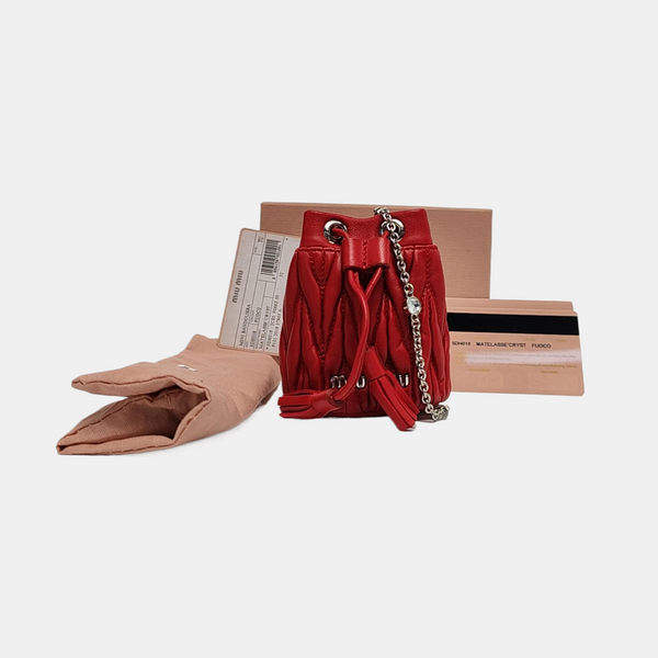 Quilted Lambskin Red