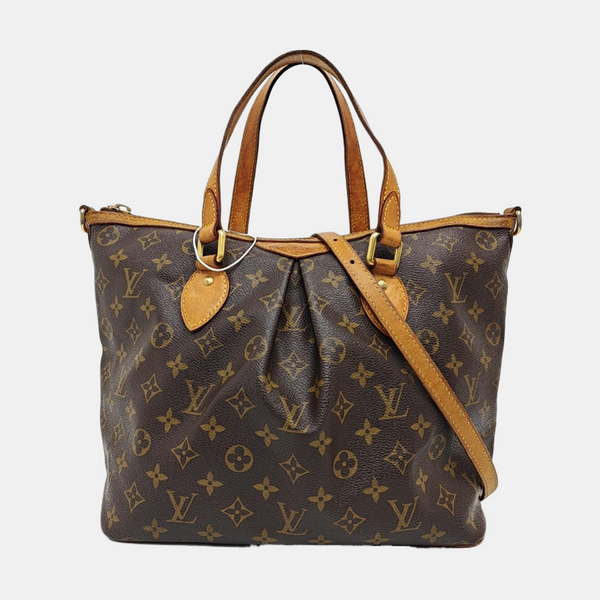 PALERMO PM Monogram Coated Canvas Brown