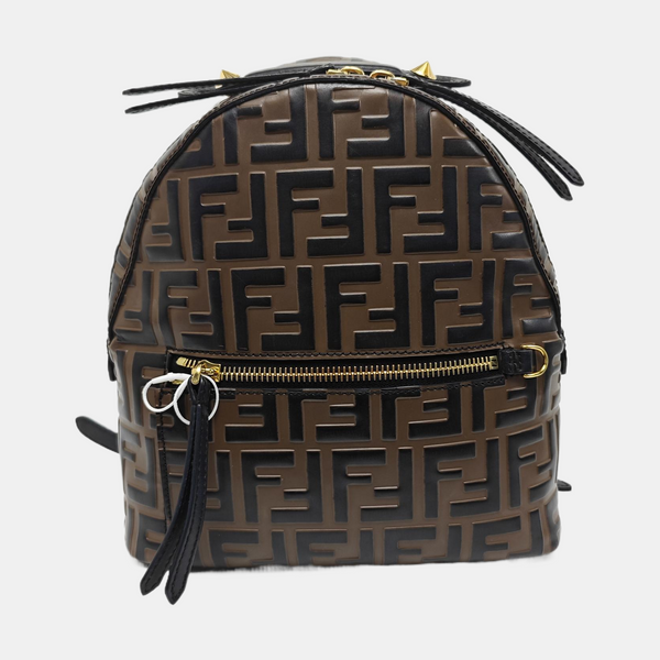 Calfskin Backpack Mini Brown