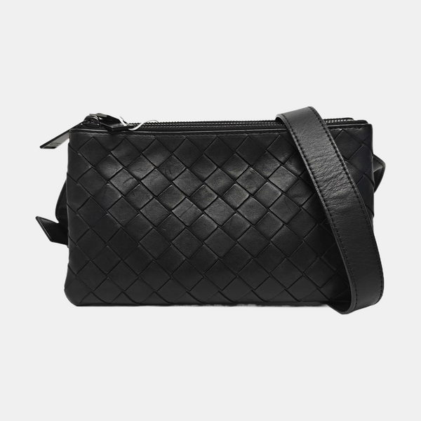 Calfskin Shoulder Bag Black