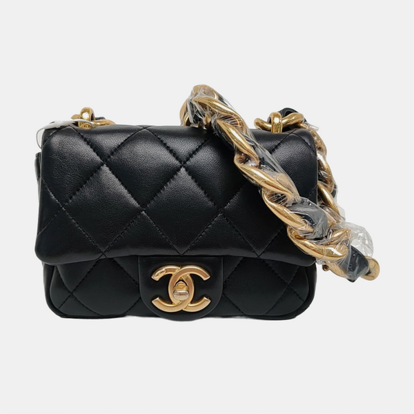 CLASSIC FLAP Mini Quilted Lambskin Black