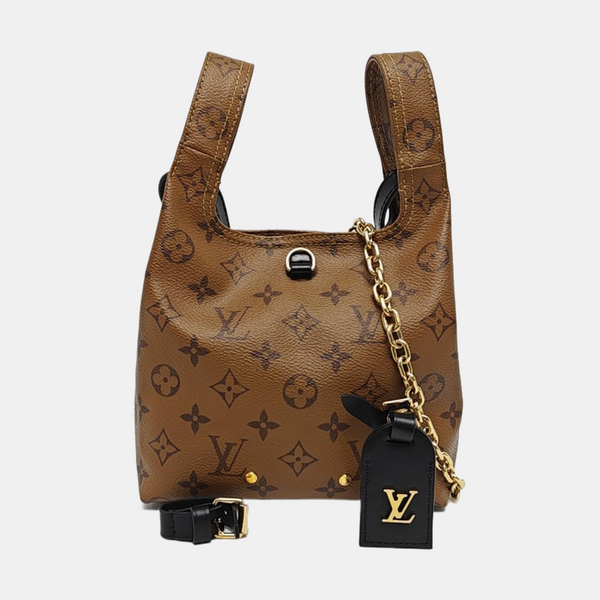 ATLANTIS PM Monogram Coated Canvas Brown