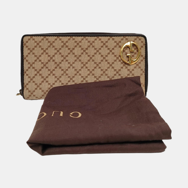 Canvas Wallet Brown