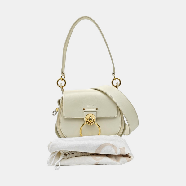 Tess Small Calfskin Beige