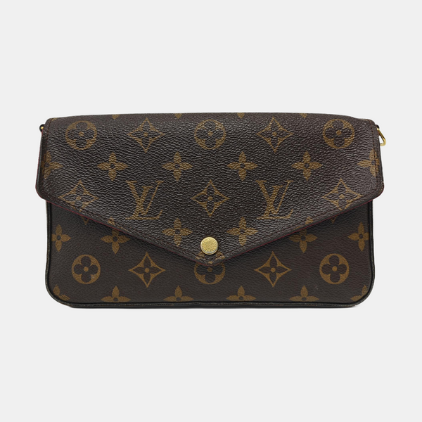 FÉLICIE Monogram Coated Canvas Brown