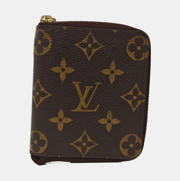 ZIPPY Monogram Coated Canvas Brown Card Holder