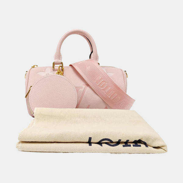 PAPILLON BB Monogram Calfskin Pink