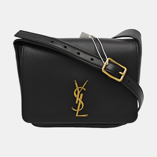 Calfskin Shoulder Bag Black
