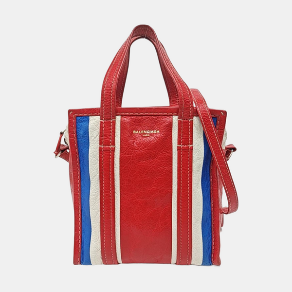 Authenticated pre-owned Bazar XS Lambskin Red - Tote Bag at Looply