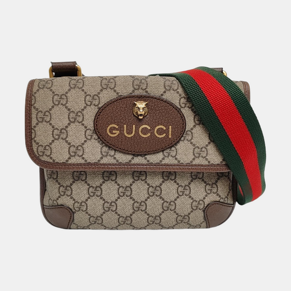 Neo Vintage Small Monogram Coated Canvas Beige