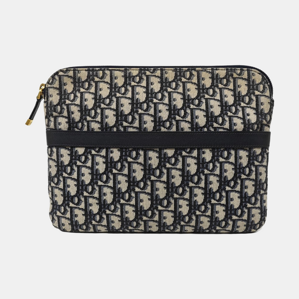 Travel Kit Large Oblique Canvas Blue