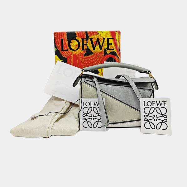 Puzzle Mini Calfskin Multicolor