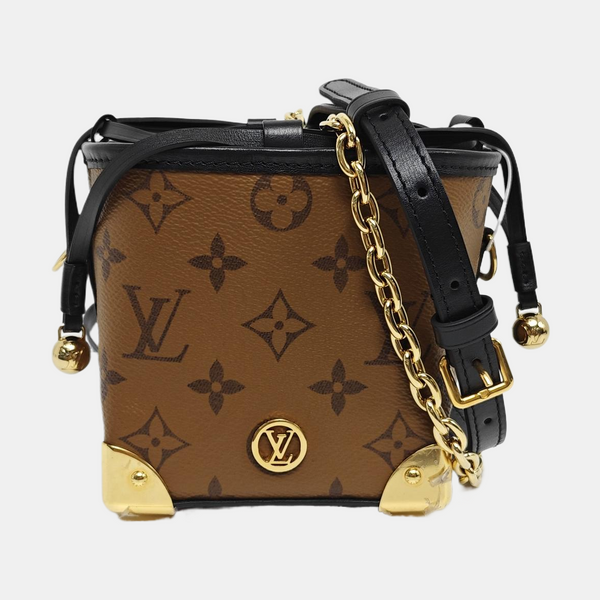 NOÉ PURSE LV CHARMS Monogram Coated Canvas Brown