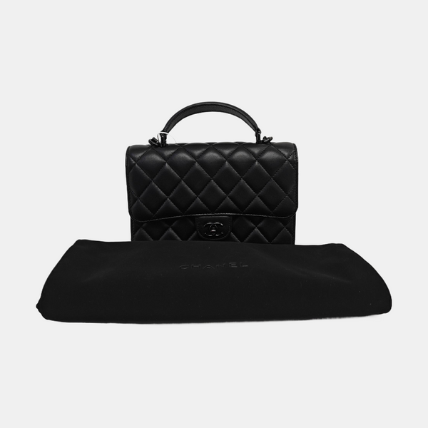 CLASSIC FLAP Mini Quilted Lambskin Black