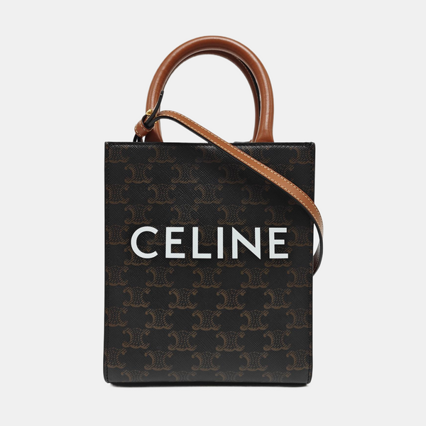 CABAS CELINE Mini Coated Canvas Brown