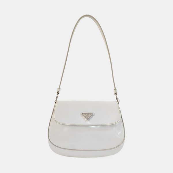 Cleo Saffiano Calfskin White