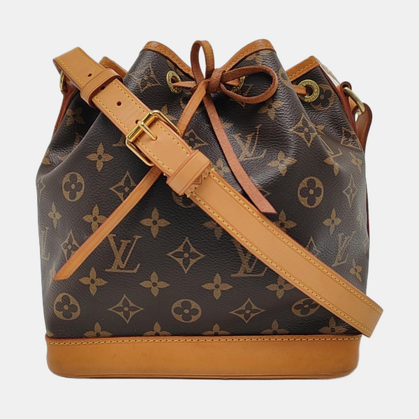 NOÉ BB Monogram Coated Canvas Brown