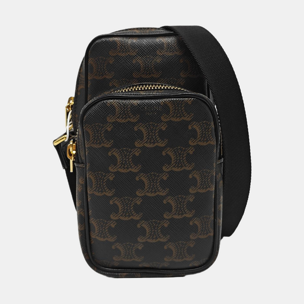 TRIOMPHE CANVAS Mini Coated Canvas Black