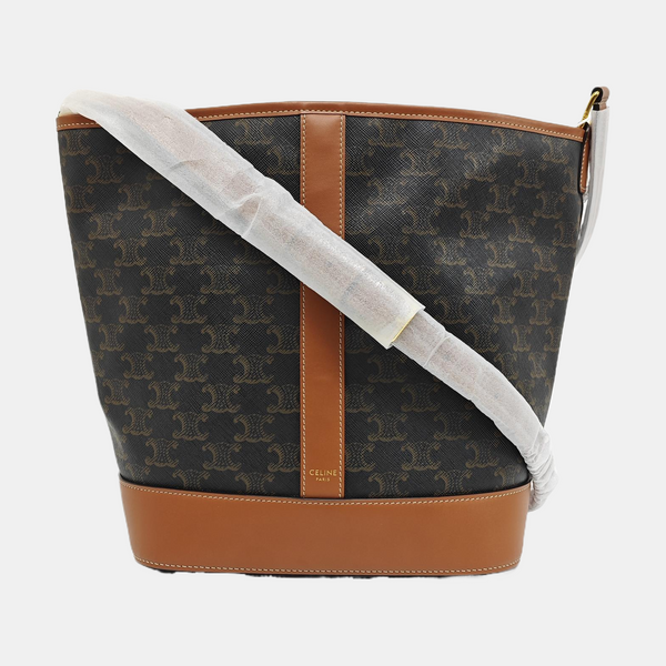 TRIOMPHE CANVAS Medium Coated Canvas Brown