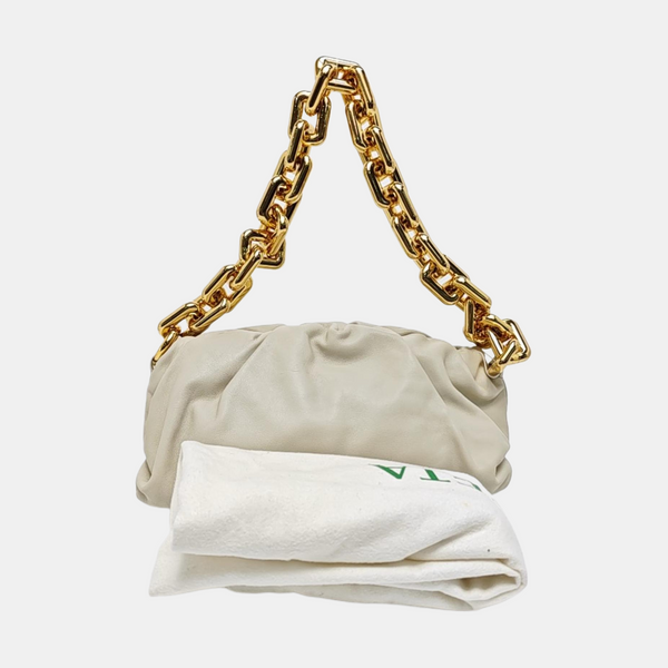 The Pouch Mini Calfskin White