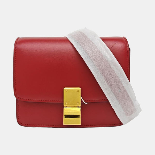 CLASSIC BOX Mini Calfskin Red