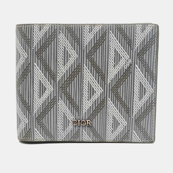 Coated Canvas Wallet Gray