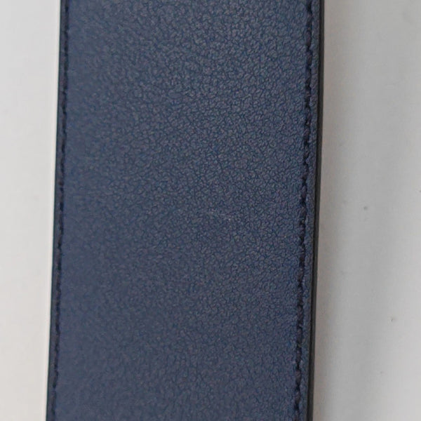Leather Belt Blue