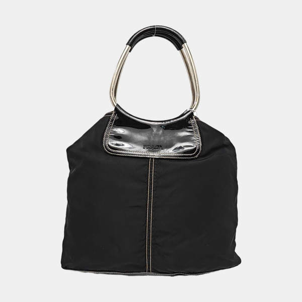 Nylon Tote Bag Black