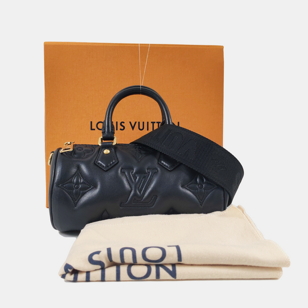 PAPILLON BB Quilted Calfskin Black