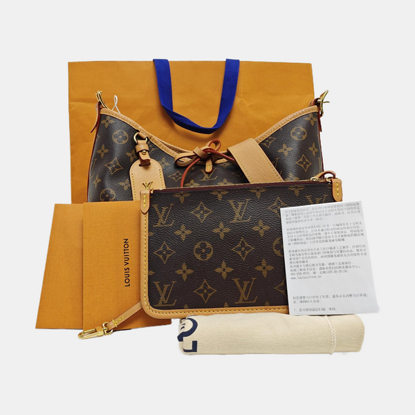 CARRYALL PM Monogram Coated Canvas Brown