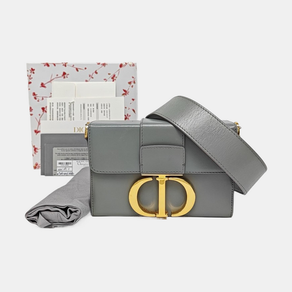 30 Montaigne Mini Calfskin Gray