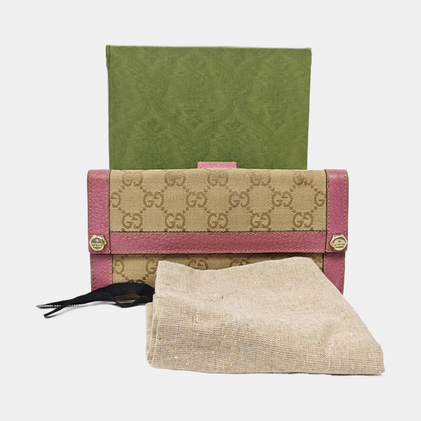 Monogram Canvas Wallet Brown