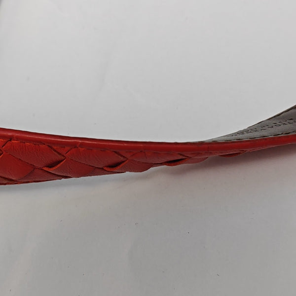 Leather Belt Red