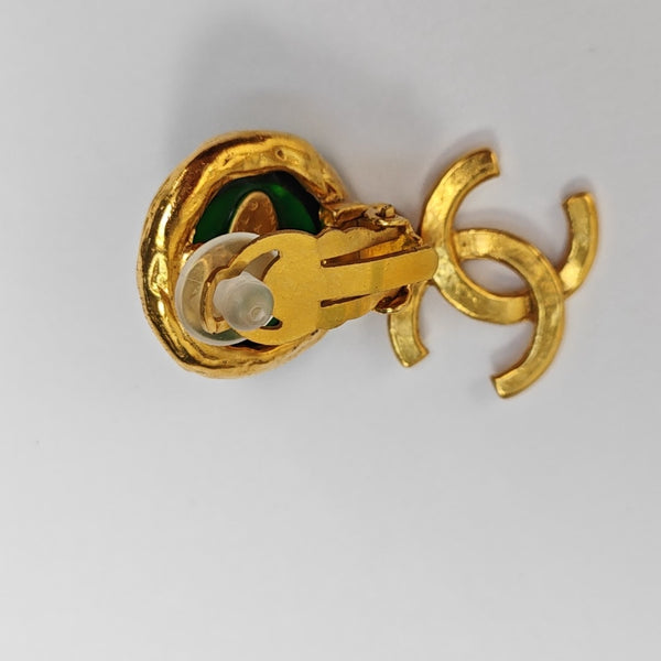 Metal Gold Clip On Earrings