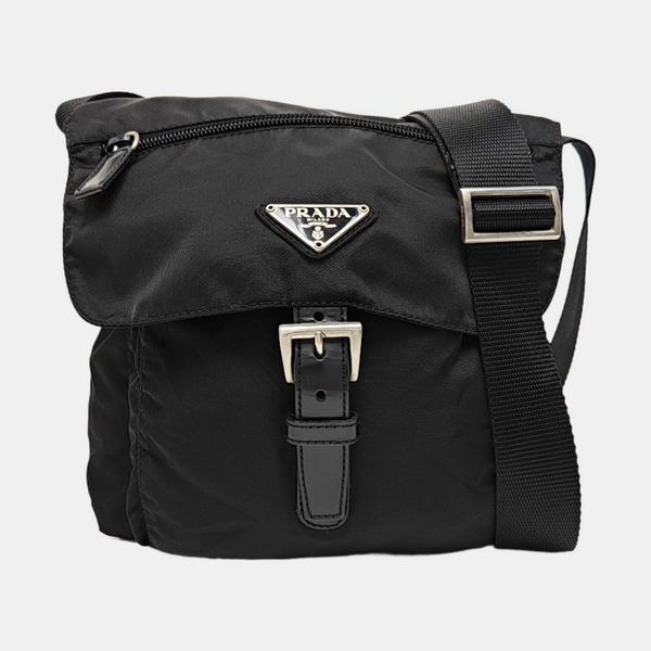Nylon Crossbody Bag Nylon Black