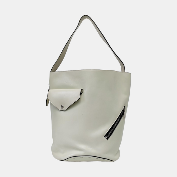 BIKER Calfskin White